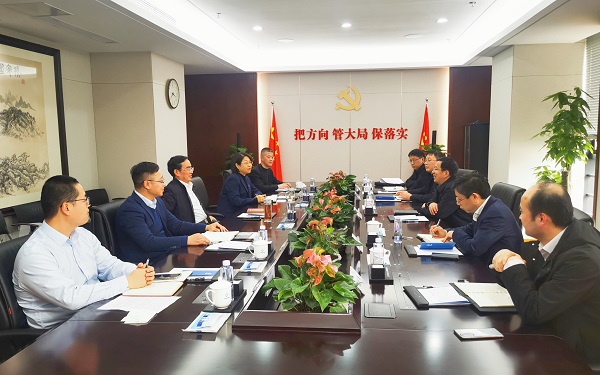 王思軍會(huì)見安徽建工集團(tuán)副總經(jīng)理陳仁虎一行